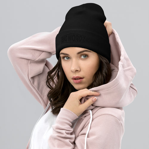 Big Wordz Cuffed Beanie