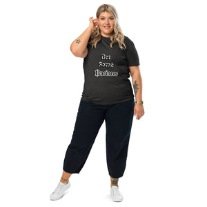 Big Wordz Get Some Business T-shirt (Black Wording)