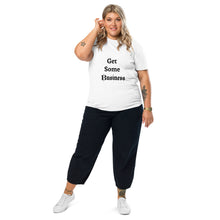 Load image into Gallery viewer, Big Wordz Get Some Business T-shirt (Black Wording)
