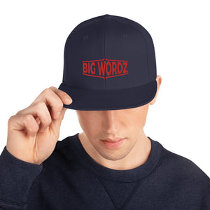 Big Wordz Snapback Hat (Red Wording)