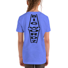 Load image into Gallery viewer, Big Wordz Youth Short Sleeve T-Shirt (Black Wording)