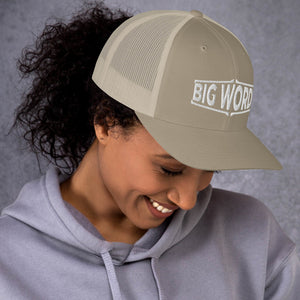 Big Wordz Trucker Cap (White Wording)