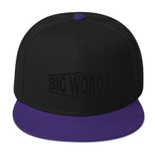 Load image into Gallery viewer, Big Wordz Variety Snapback Hat(Black Wording)