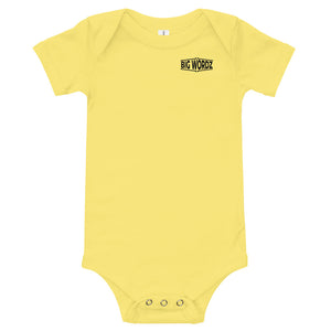 Big Wordz Baby One Piece (Black Wording)