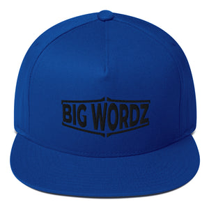 Big Wordz Flat Bill Cap (Black Wording)
