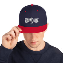 Load image into Gallery viewer, Big Wordz Snapback Hat (White Wording)