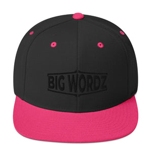 Big Wordz Snapback Hat (Black Wording)