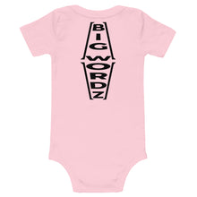 Load image into Gallery viewer, Big Wordz Baby One Piece (Black Wording)