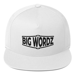 Big Wordz Flat Bill Cap (Black Wording)
