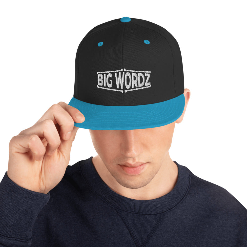 Big Wordz Snapback Hat (White Wording)