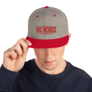 Big Wordz Snapback Hat (Red Wording)