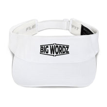 Load image into Gallery viewer, Big Wordz Visor (Black Wording)