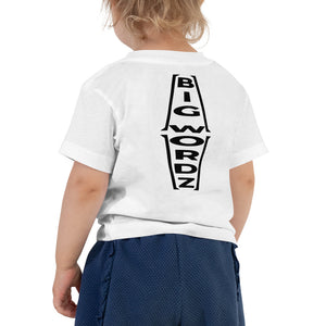 Big Wordz Toddler Short Sleeve Tee (Black Wording)