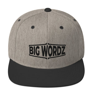 Big Wordz Snapback Hat (Black Wording)