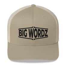 Load image into Gallery viewer, Big Wordz Trucker Cap (Black Wording)