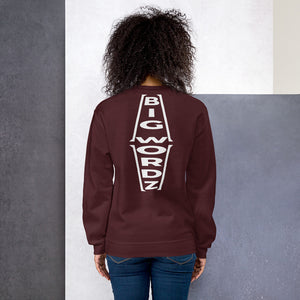 Big Wordz Sweatshirt (White Wording)