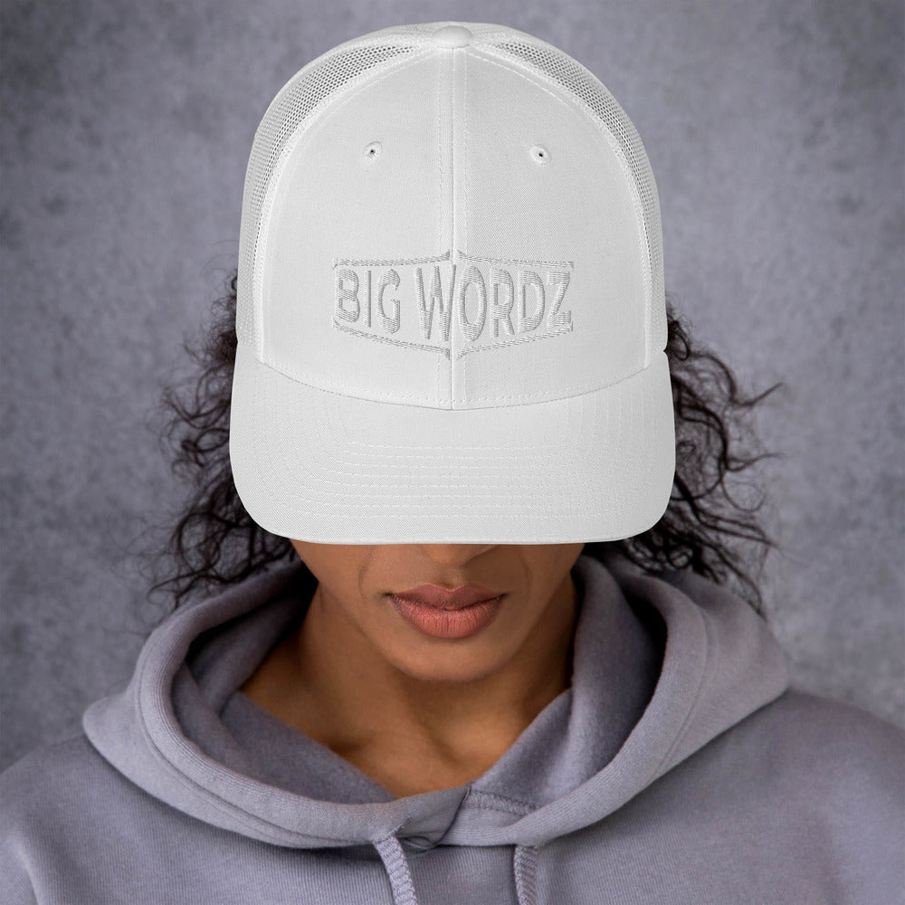 Big Wordz Trucker Cap (White Wording)
