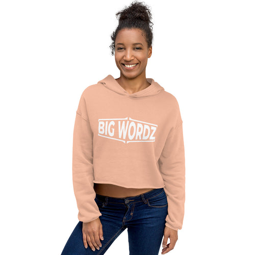 Big Wordz Crop Hoodie