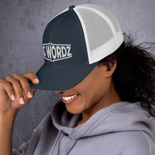 Load image into Gallery viewer, Big Wordz Trucker Cap (White Wording)