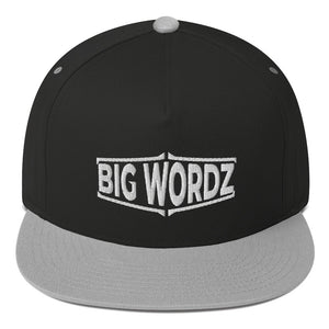 Big Wordz Flat Bill Cap (White Wording)