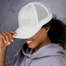 Load image into Gallery viewer, Big Wordz Trucker Cap (White Wording)