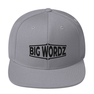 Big Wordz Snapback Hat (Black Wording)