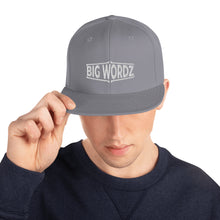 Load image into Gallery viewer, Big Wordz Snapback Hat (White Wording)