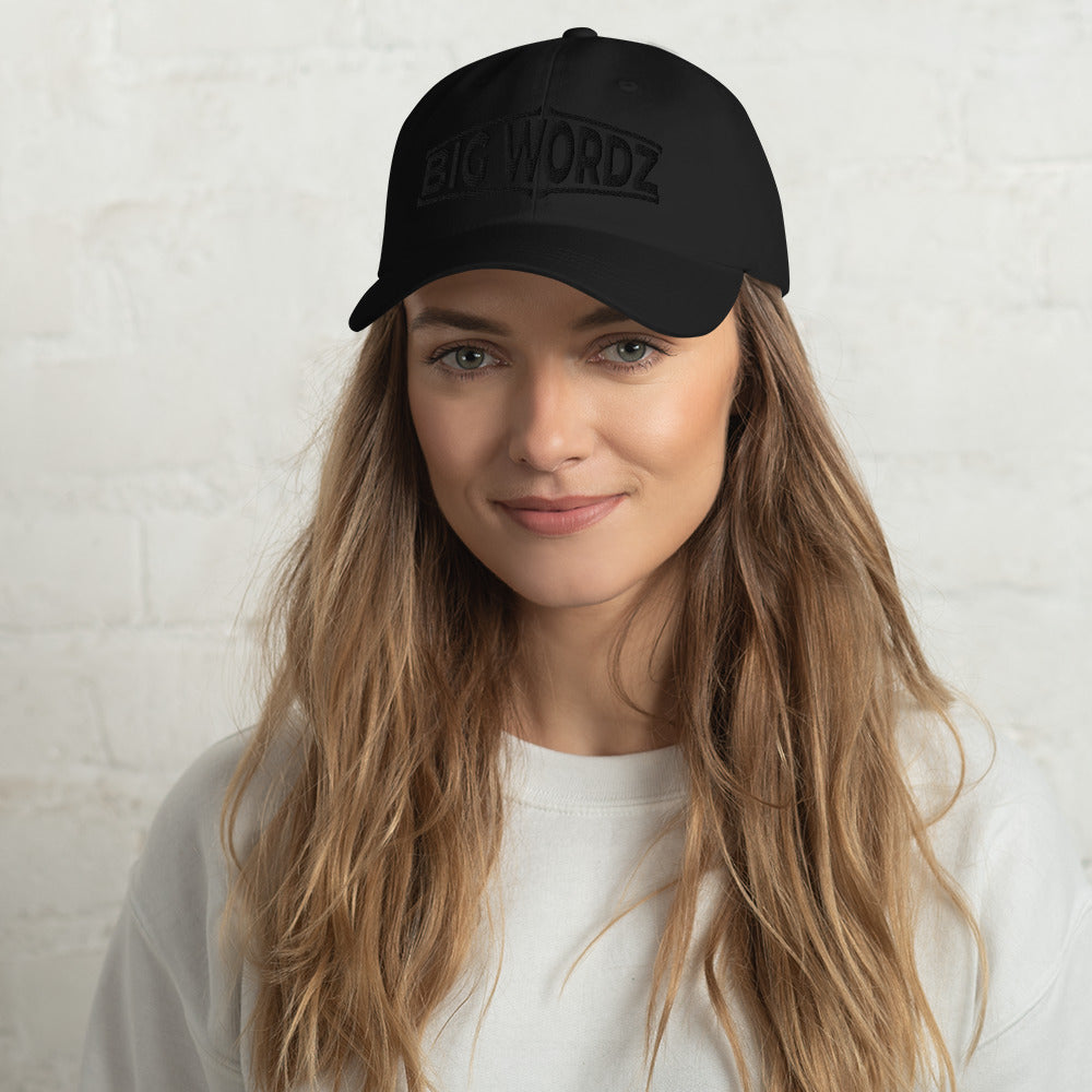 Big Wordz Dad hat (Black Wording)