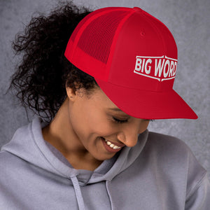Big Wordz Trucker Cap (White Wording)