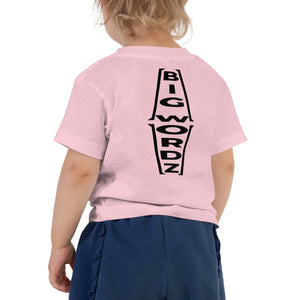 Big Wordz Toddler Short Sleeve Tee (Black Wording)