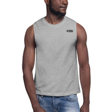 Load image into Gallery viewer, Big Wordz Muscle Shirt (Black Wording)