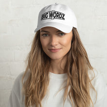 Load image into Gallery viewer, Big Wordz Dad hat (Black Wording)