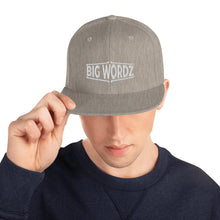 Load image into Gallery viewer, Big Wordz Snapback Hat (White Wording)