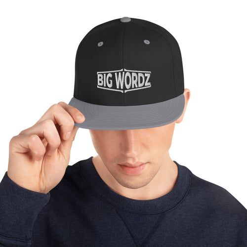 Big Wordz Snapback Hat (White Wording)