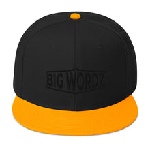 Load image into Gallery viewer, Big Wordz Variety Snapback Hat(Black Wording)