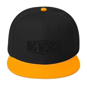 Big Wordz Variety Snapback Hat(Black Wording)