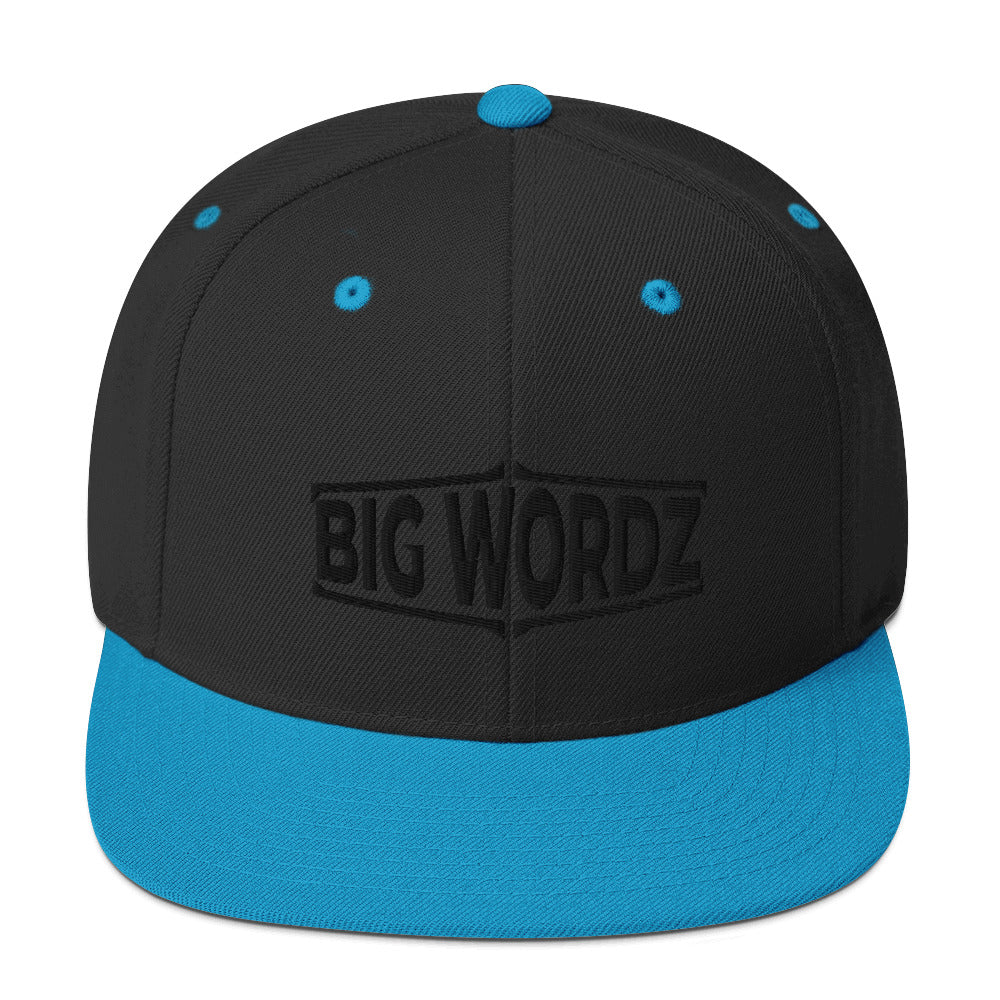 Big Wordz Snapback Hat (Black Wording)