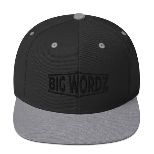 Big Wordz Snapback Hat (Black Wording)