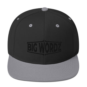 Big Wordz Snapback Hat (Black Wording)