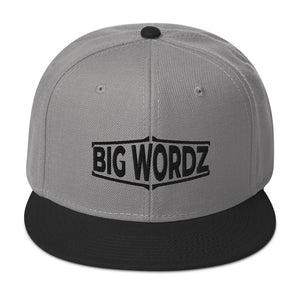 Big Wordz Variety Snapback Hat(Black Wording)