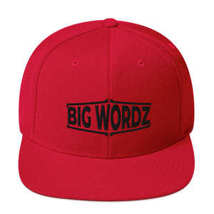 Big Wordz Snapback Hat (Black Wording)