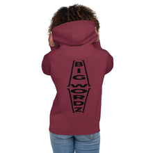 Load image into Gallery viewer, Big Wordz Hoodie (Black Wording)