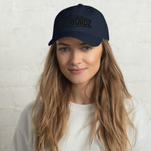 Load image into Gallery viewer, Big Wordz Dad hat (Black Wording)