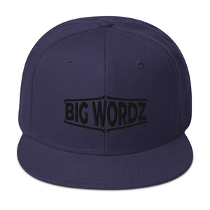 Big Wordz Variety Snapback Hat(Black Wording)