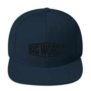 Big Wordz Snapback Hat (Black Wording)