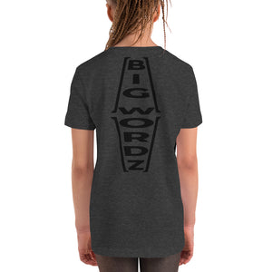 Big Wordz Youth Short Sleeve T-Shirt (Black Wording)