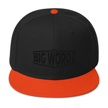 Load image into Gallery viewer, Big Wordz Variety Snapback Hat(Black Wording)