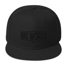 Load image into Gallery viewer, Big Wordz Variety Snapback Hat(Black Wording)