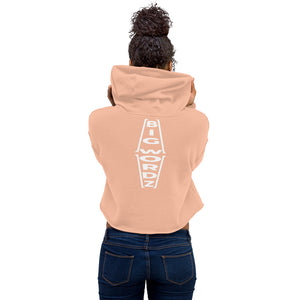 Big Wordz Crop Hoodie