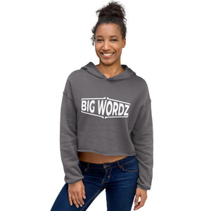 Big Wordz Crop Hoodie